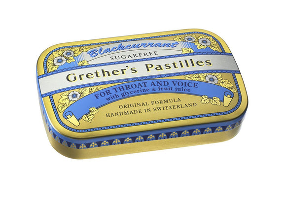 Grether's Pastilles - Blackcurrant - Sugarfee (110g)