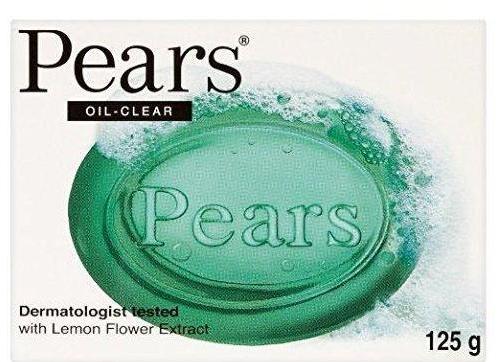 Pears Transparent Lemon Extract Oil Clear Soap (125g)