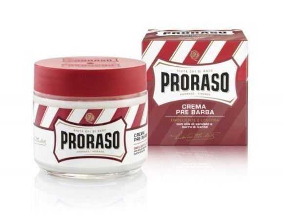 Proraso Pre Shave Cream with Sandalwood Oil and Shea Butter (100ml)