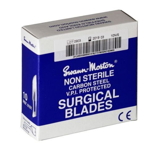 Swann Morton Non-Sterile Scalpel Blades - Carbon Steel